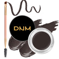 Eyebrow Pomade Kit with Dual-ended Eyebrow Brush, Water and Stain Resistant High Pigment Pomade, Corrects Brow
