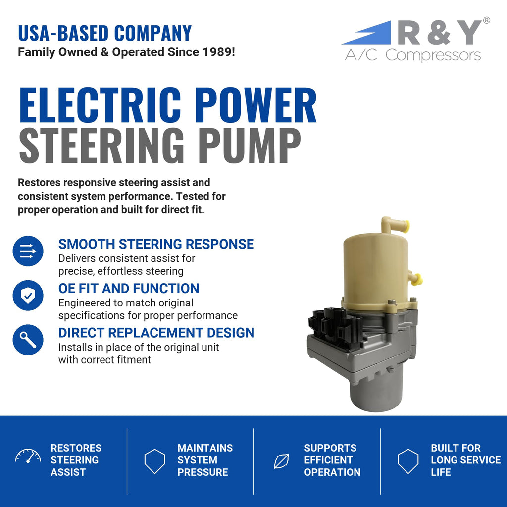 RYC Automotive Electric Power Steering Pump AD-0109E