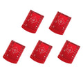 GEOLENI Magnetic Floor Target Plate with Stand (RED （Pack of 5)