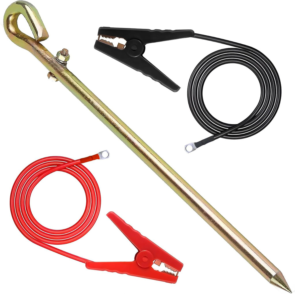 Electric Fence Wire - Grounding Rod, Connect The Energizer and Electric Fence Charger Solar Powered, Solar Electric