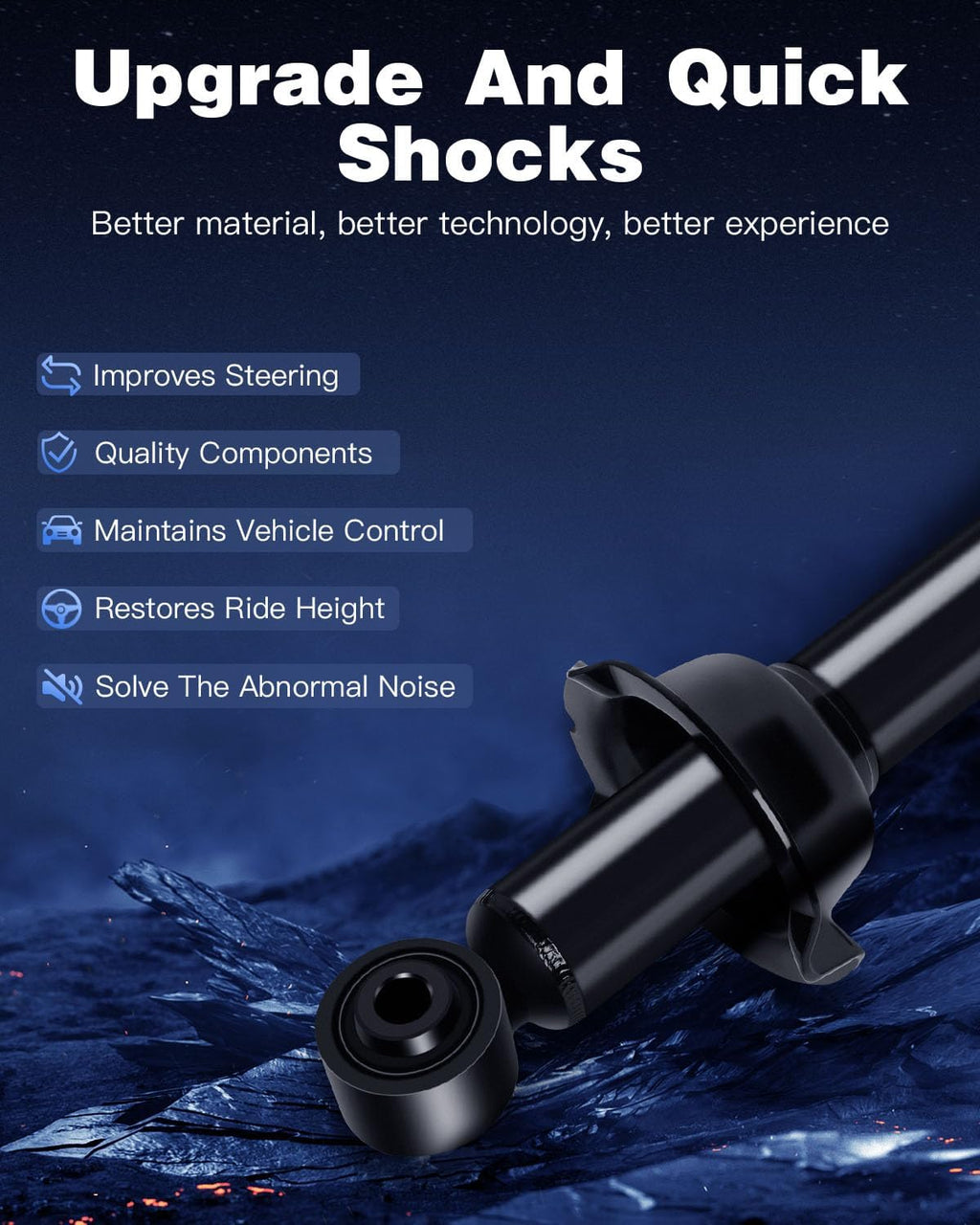 ECCPP shock absorbers shock Struts for 2007-2011 for Honda CR-V