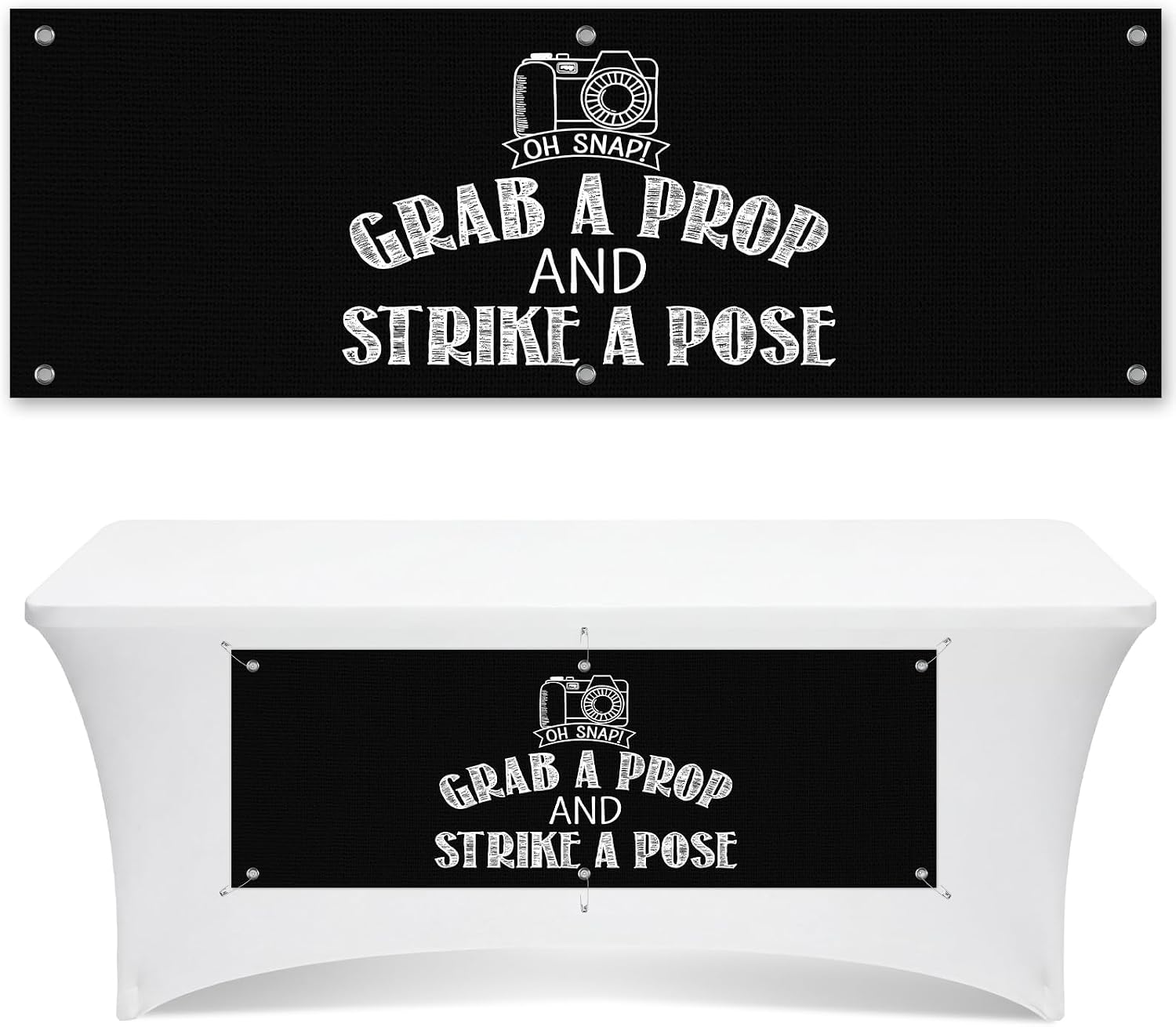 1x3ft Photo Booth Table Accessories Banner Graduation Photo Booth Props Sign, PVC Vinyl Hanging Background for Party