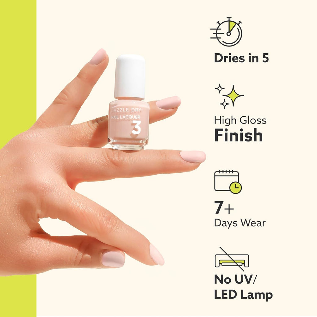 Mini Kit 4 Step System - Not Quite Nude, a full coverage peaches-and-cream nude. Full coverage cream. (5 Piece Kit /