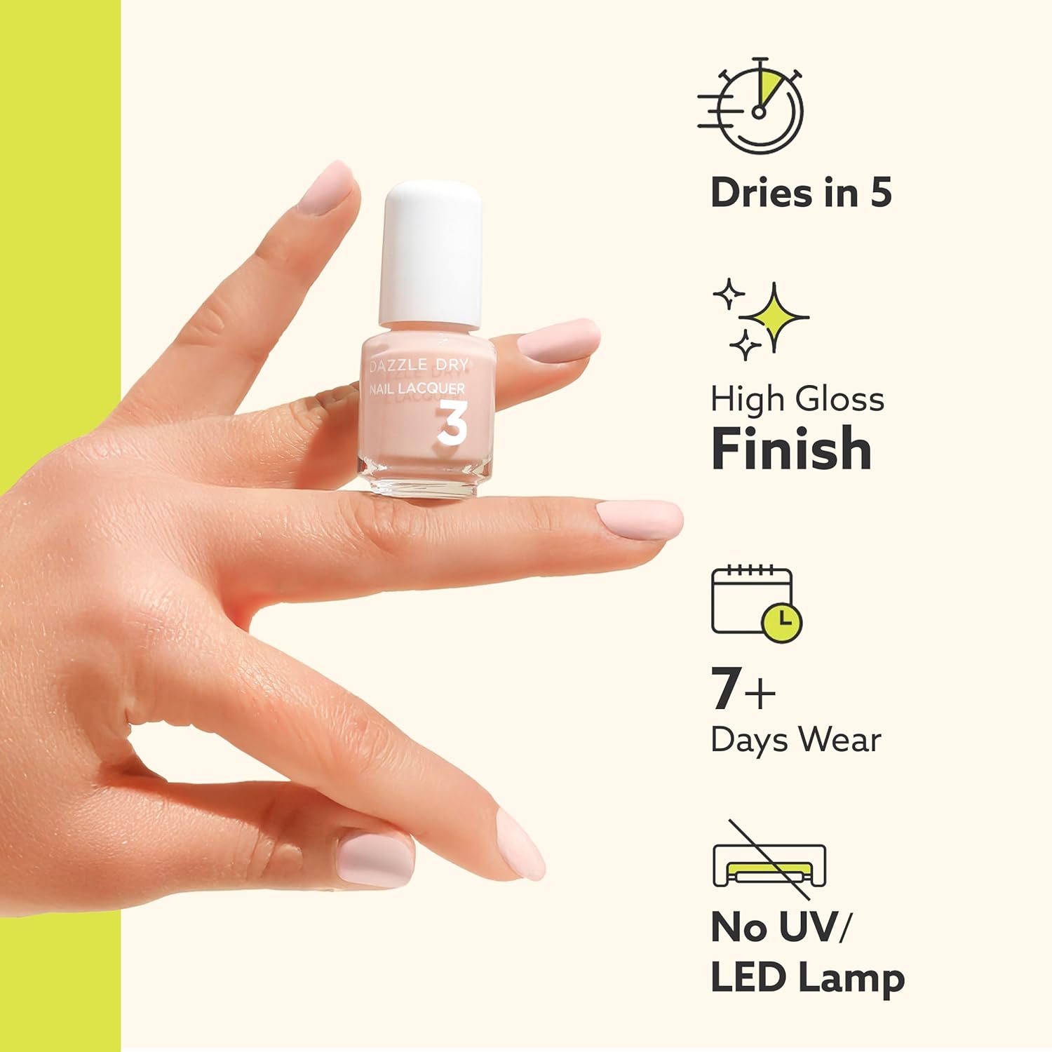 Mini Kit 4 Step System - Not Quite Nude, a full coverage peaches-and-cream nude. Full coverage cream. (5 Piece Kit /