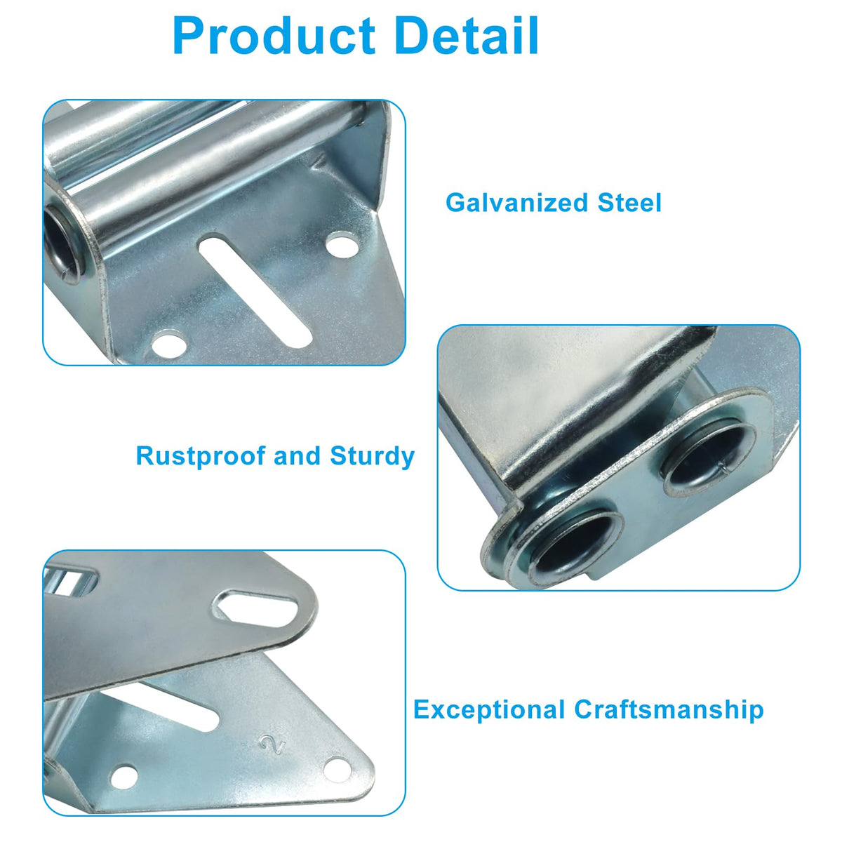 2Pcs #2 Garage Door Hinge