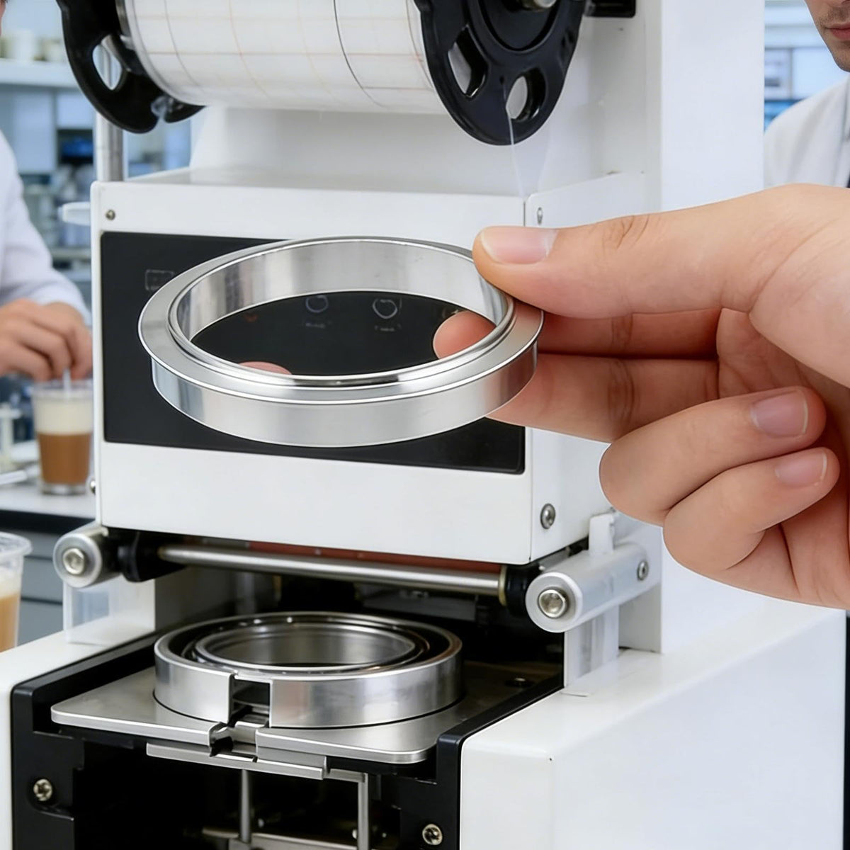 95mm To 90mm Aluminum Sealing Ring - Flat Machine Replacement | Cup Sealer Ring, Beveirage Machine Accessory