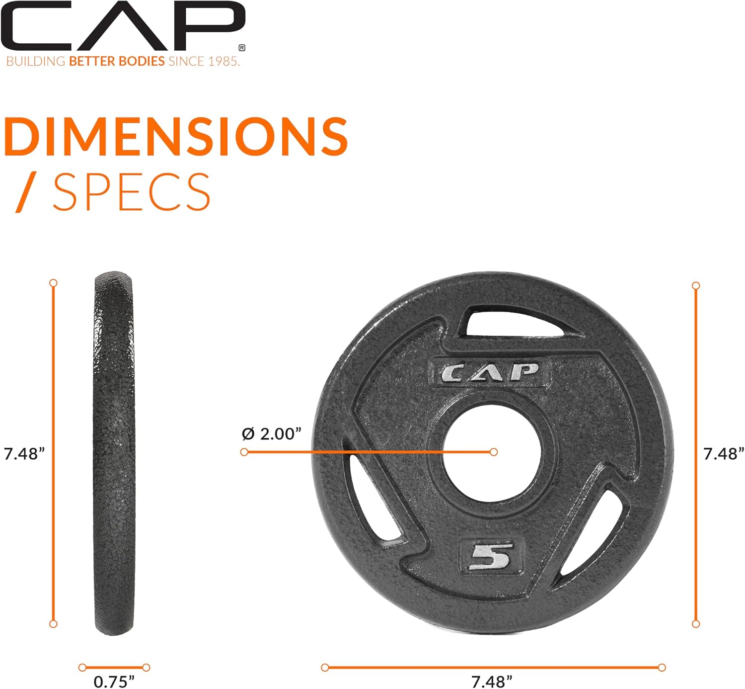 Barbell 2-Inch Olympic Weight Plate | Multiple Options