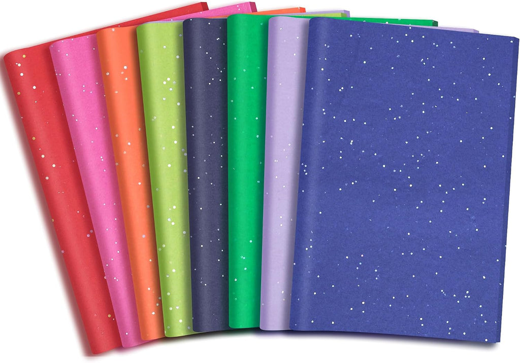 135 Sheets Glitter Tissue Paper for Gift Bags 20x14 Inch