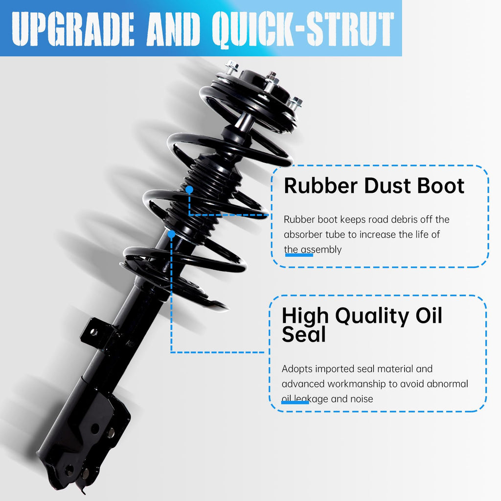 TRIBLE SIX Front Struts Assembly Replacement for Dodge Caliber Jeep