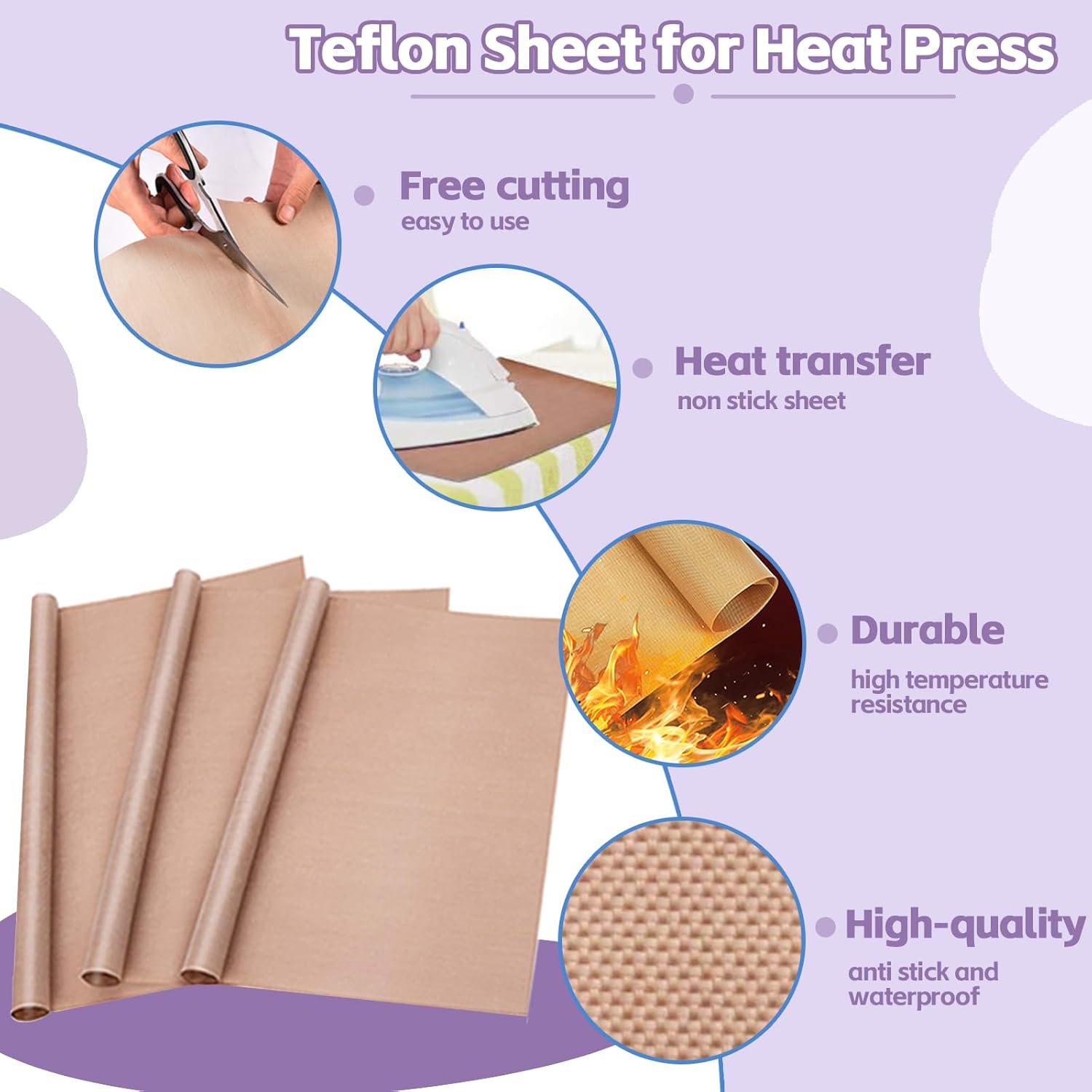 Sublimation Shirts Tool Kits for Vinyl Alignment,Portable Pad for Ironing,T-Shirt Rulers Guide and Teflon Sheet for