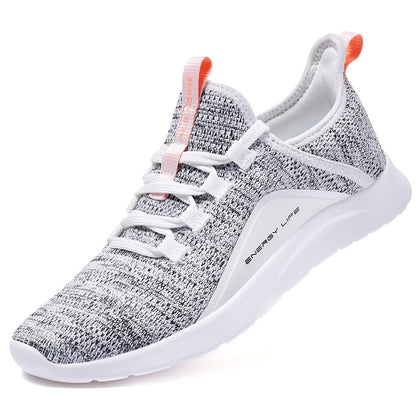 Women's Energycloud Slip On Walking Running Shoe,White Gray,Size 10