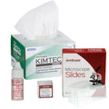 Microscope Immersion Oil 1/4 Oz Type A with Kimwipes, 72 Slides & 100 Coverslips