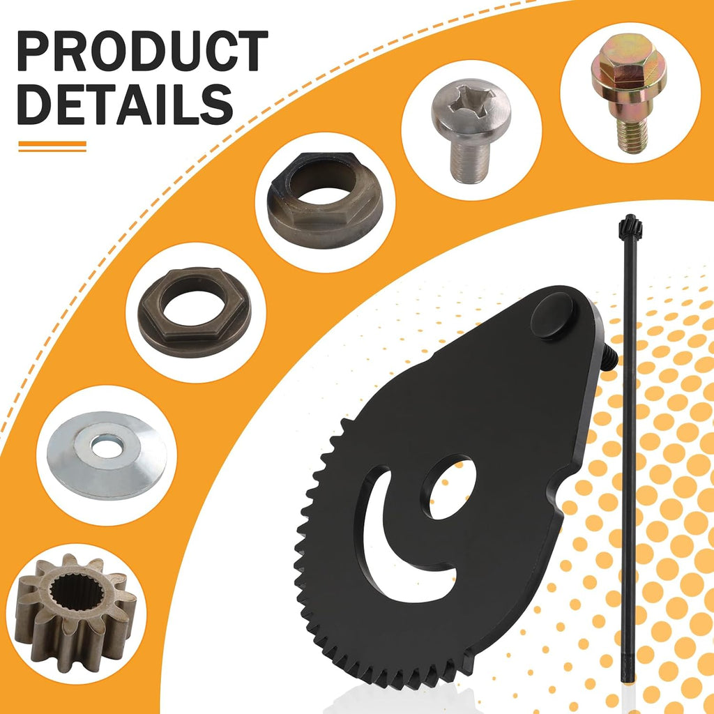 738-0919(A/B) Steering Shaft &Steering Gear Assembly with Bushing | Compatible with MTD Troy-Bilt Series Mowers
