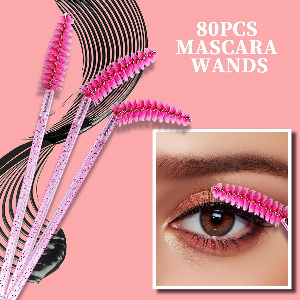 310PCS Disposable Makeup Applicators Kit, Mascara Wands Lash Spoolies, Eyeshadow Applicators, Lip Applicators