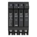 ABB Q-Line THQLQ204020 • Quad Circuit Breaker • 120/240 VAC