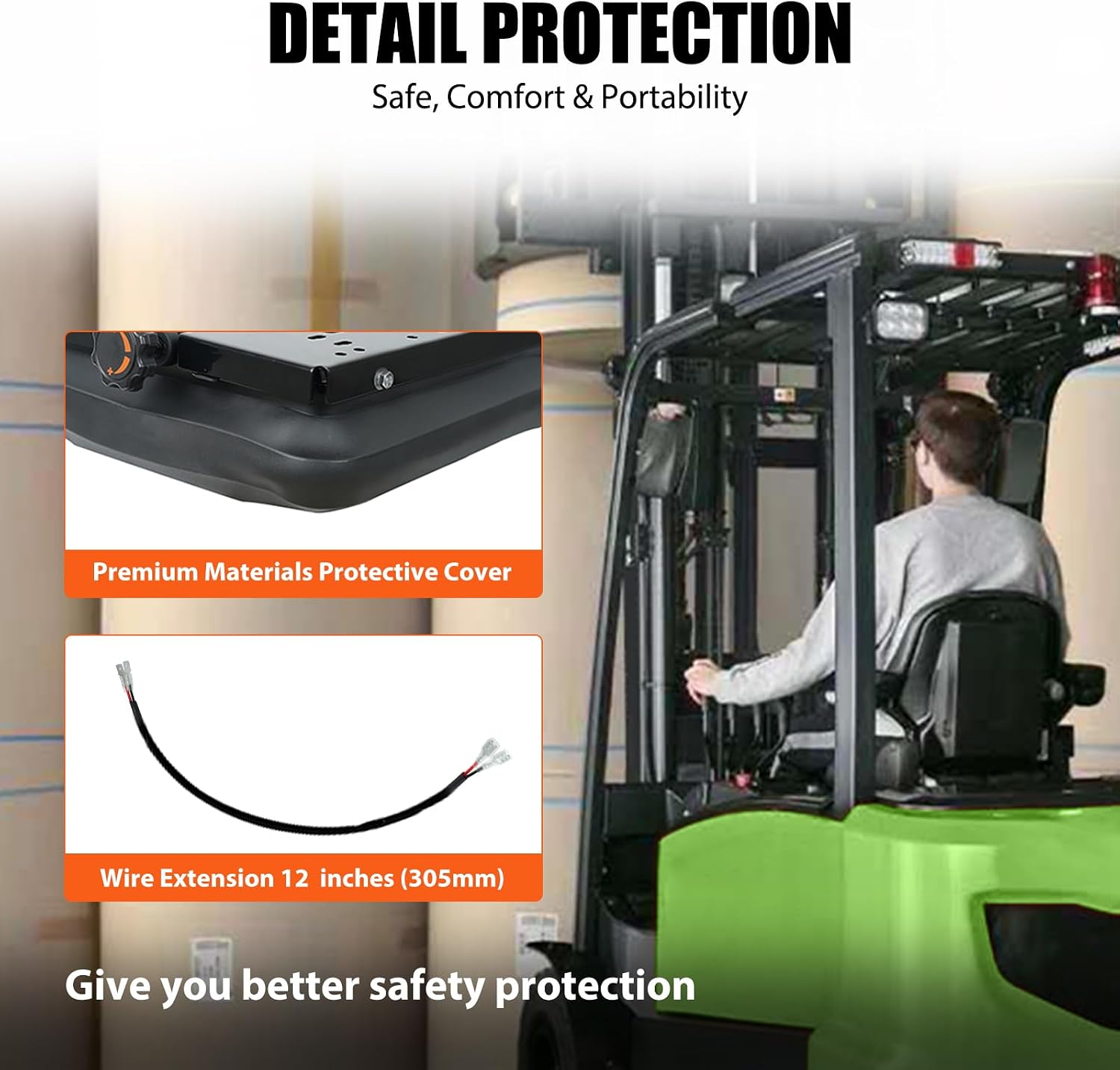 Suspension Kit with Slider Track for Zero Turn Lawn Mower Tractor Forklift, Compatible with Most Aftermarket Seats