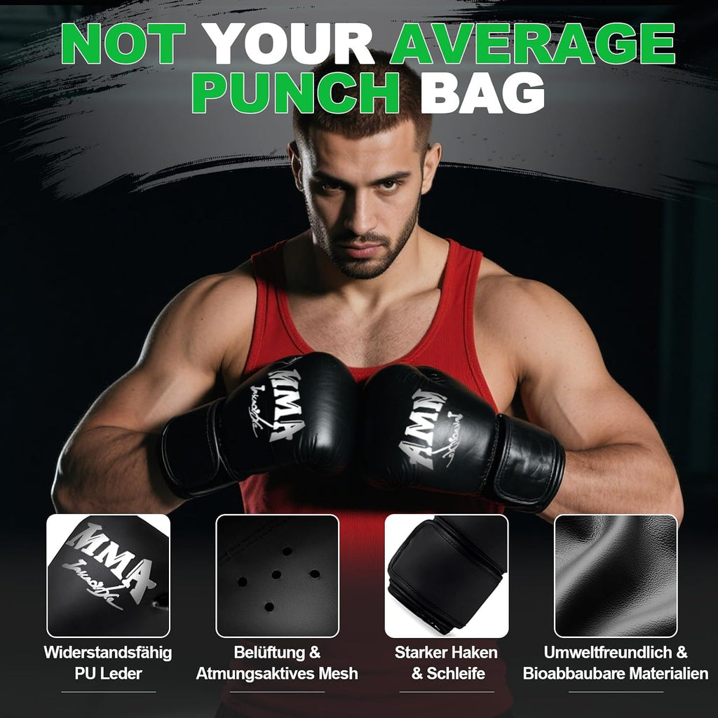 Freestanding Punching Bag with Gloves, 70'' Heavy Boxing Bag with Stand for Adult Teens, Standing Women Men