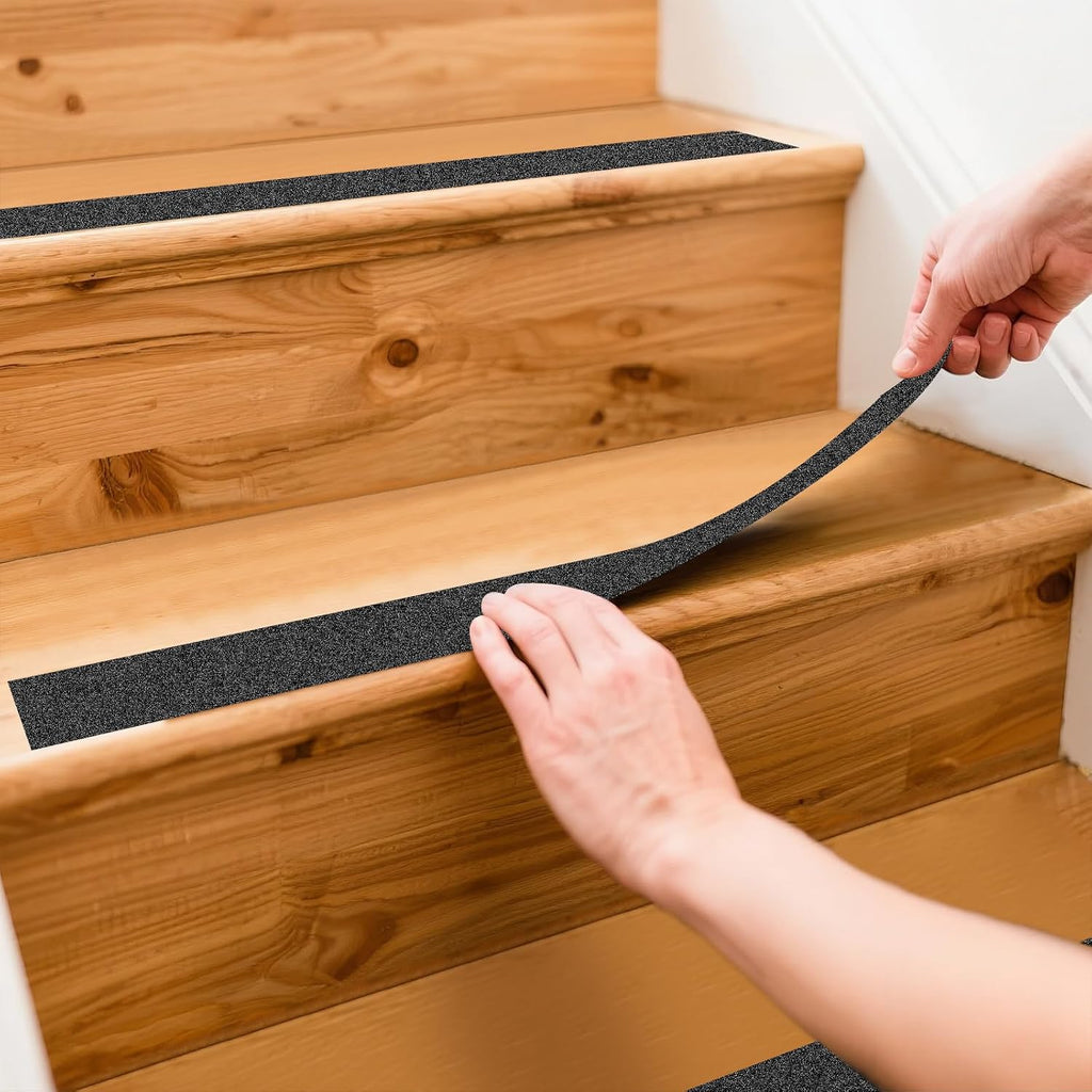 Heavy Duty Anti Slip Traction Tape 2" x 38 FT, 80 Grit Waterproof High Friction Grip Tape for Indoor Outdoor Stairs