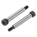 uxcell Alloy Steel Hexagon Socket Head Shoulder Screws Bolts, 2" Shoulder Length, 1/4" Shoulder Dia, #10-24 Thread, 6pcs