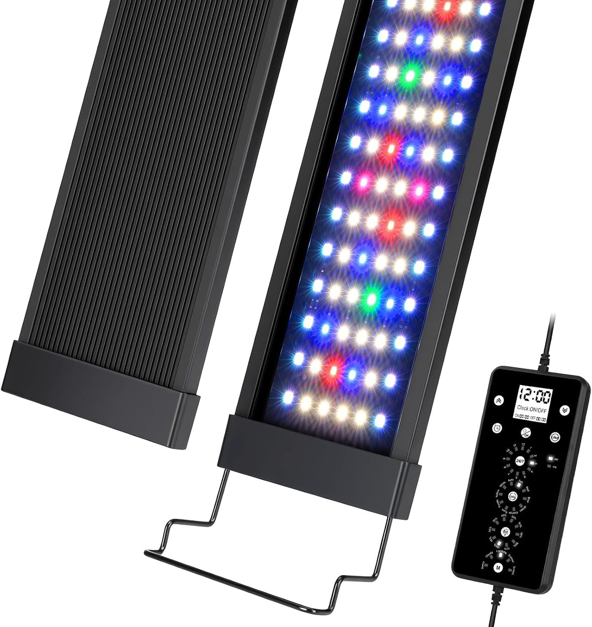 24/7 Led Aquarium Light with Auto Time Sync, 12-18 Inch