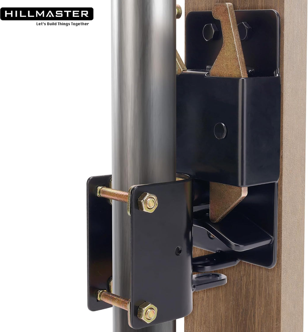 Heavy Duty 2 Way Farm Gate Latch, Two Way Fence Gate Latch for Metal Gates Livestock Cattle Gate Latches Gate