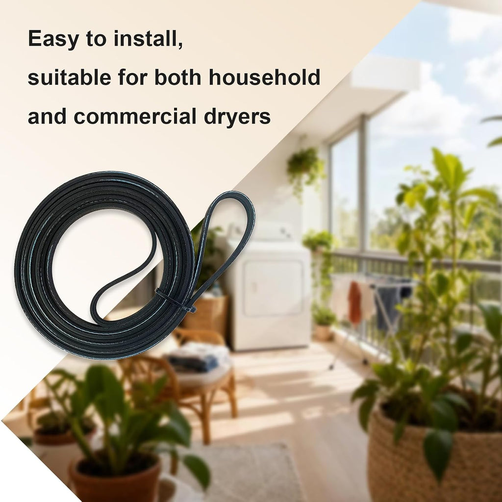 NEW Dryer Drive Belt WP8547157 8547157 Compatible With Whirlpool Kenmore