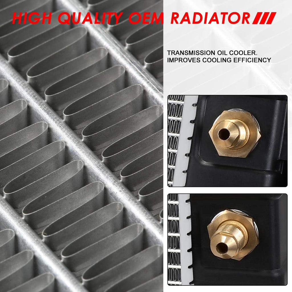 Auto Dynasty 2336 Radiator for 2001-2004 Jeep Grand Cherokee 4.7L AT