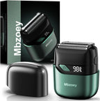 Electric Foil Shavers for Men: IPX7 Waterproof - Emerald Green