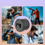 64GB Digital Eyepiece Telescope Camera: 2K HD Video Recording & WiFi Telescope Microscope Accessory, 25-50mm Eyepiece