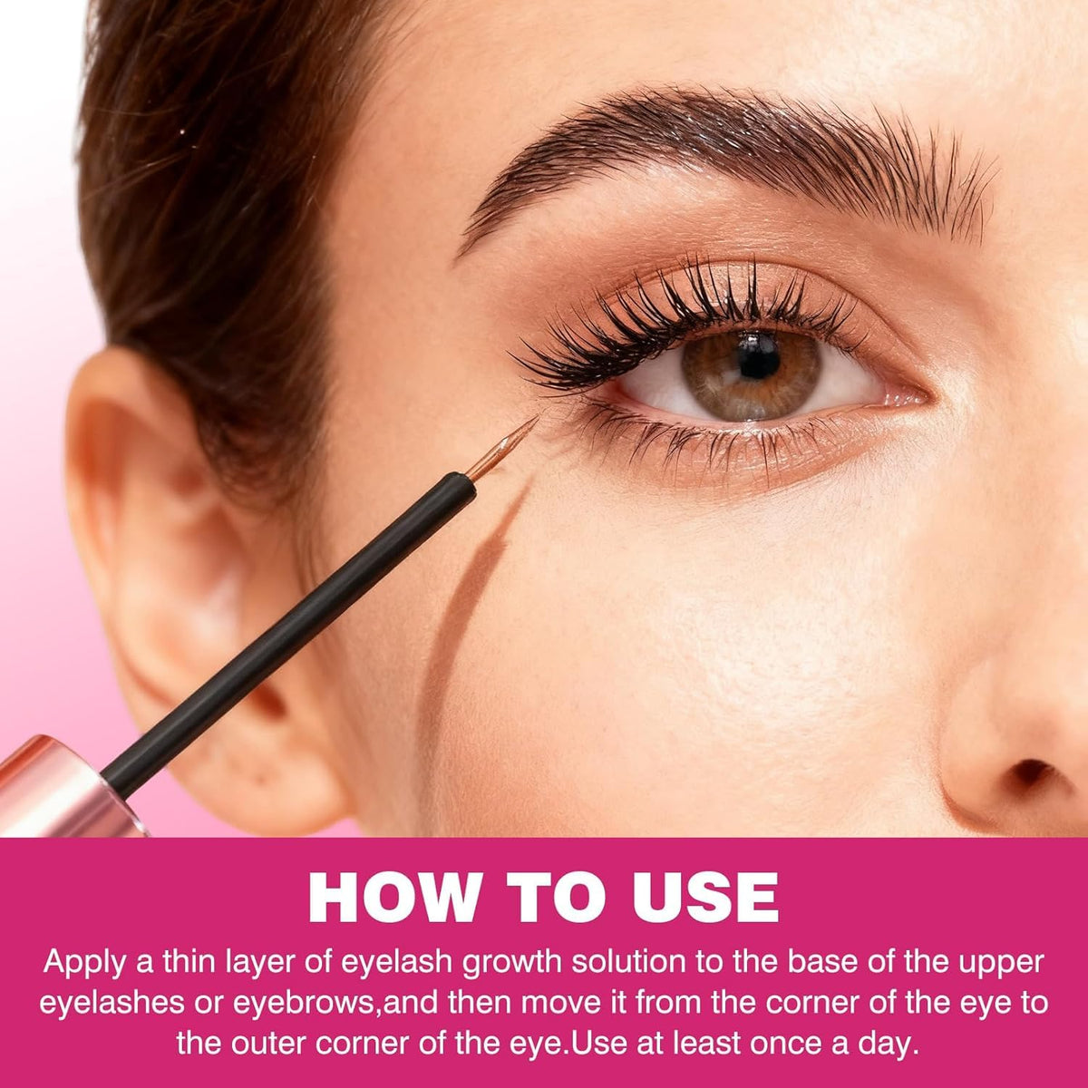 Lash Serum for Eyelash Growths, Advanced Natural Formula to Promote Longer, Fuller & Healthier Lashes – Gentle, Vegan