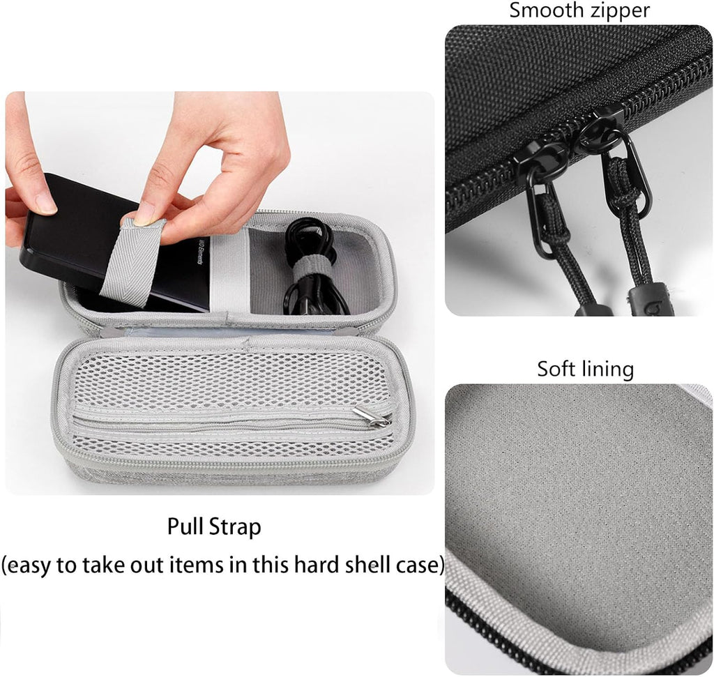 Diabetes Travel Case EVA Hard Shell Diabetic Supplies Bag Organizer for Blood Sugar Testing Kit, Glucose Monitor Kit