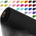 Black Tulle Fabric Roll 54 Inch x 20 Yards, Matte Tulle Ribbon