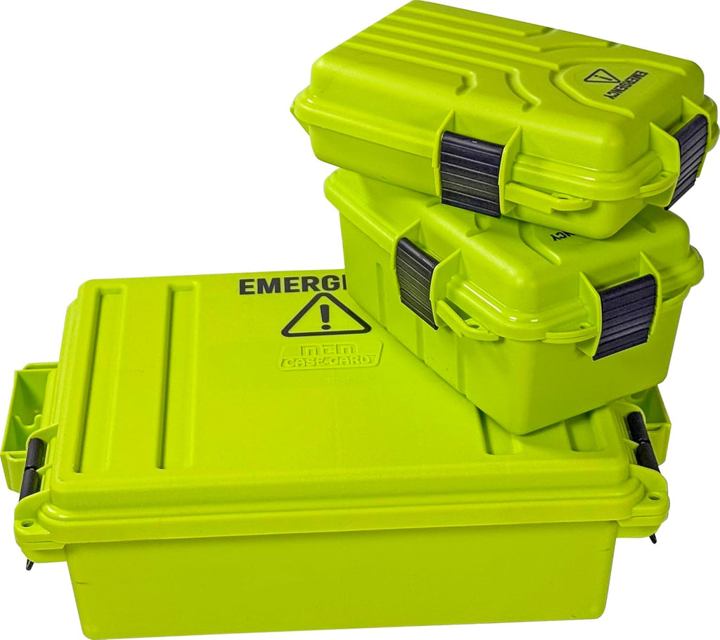 Emergency Box Storage Case for Emergency Kits, First Aid, Survival Gear, Tools & Home Supplies, Emergency Essentials