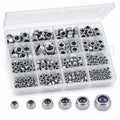 188PCS Metric Nylon Insert Lock Nuts Kit, M3 M4 M5 M6 M8 M10