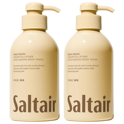Body Wash 2-Pack | Shea Soleil Moisturizing Shower Gel | 2x 17oz