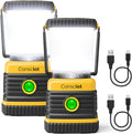 LED Camping Lantern, Consciot C02 USB-C Rechargeable Camping Lights, 1500LM, 5 Light Modes, Up to 100H Run Time, IPX4