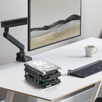 YAODHAOD 2.5" to 3.5" SSD/HDD Mounting Bracket, Up to 4 2.5 "SSDs Metal Mounting Bracket Internal Hard Drive Mounting Bracket Tray for PC/NAS/Server (2PCS)