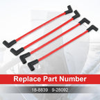 Marine Spark Plug Wire Set 10mm 18-8839 Replacement for Johnson Evinrude