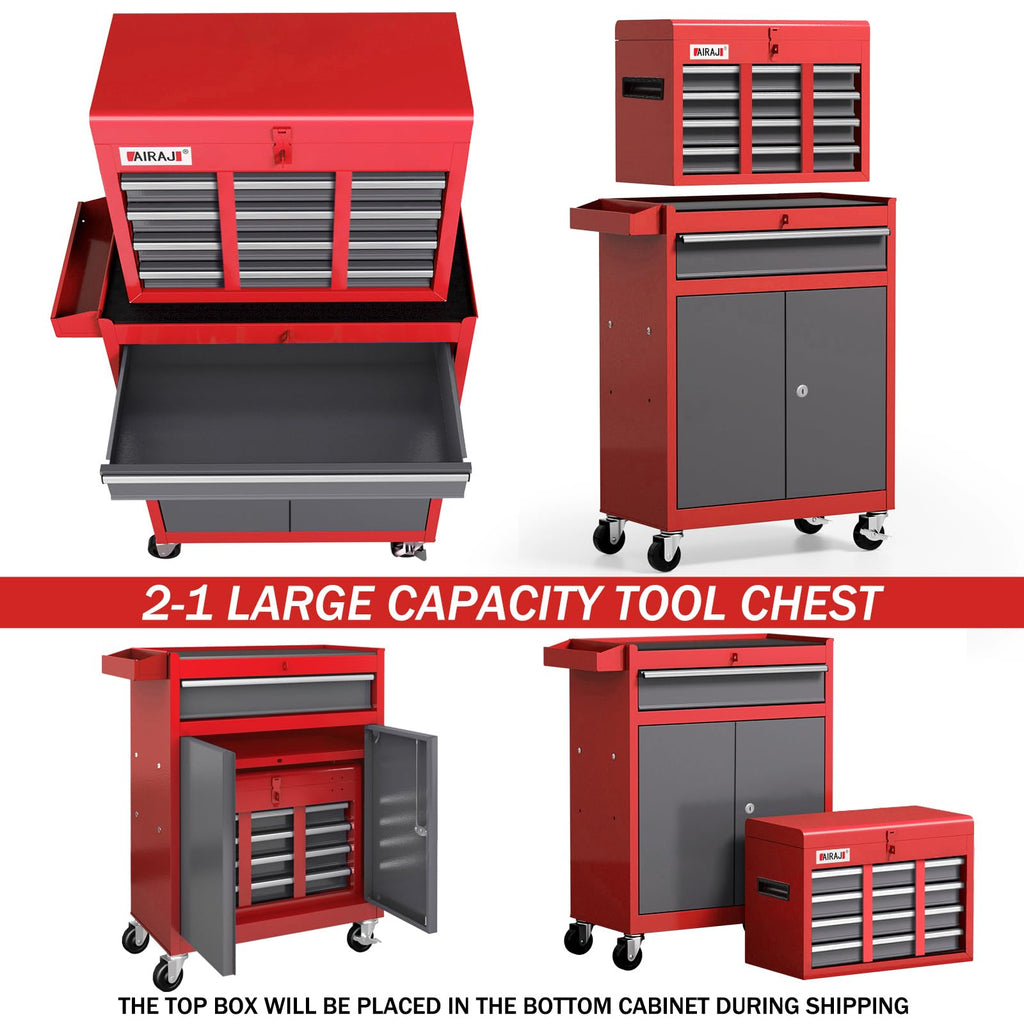 41" Rolling Tool Chest,7‑Drawer Tool Chest with Wheels,Metal Tool Box
