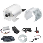 48V Go Kart Motor 1000W Electric Brushless DC Motor Kit,Controller,Throttle