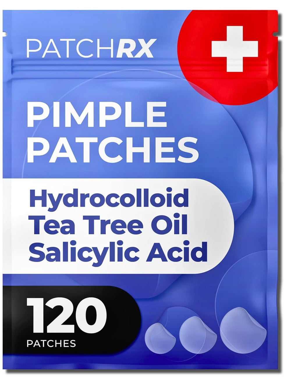 Salicylic Pimple Patches (120 Pack), Salicylic Acid Acne Patches with Tea Tree Oil - Zit Patch and Pimple Stickers