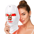 Red Light Therapy Mask for Face & Neck, Full Face Coverage,7 Modes