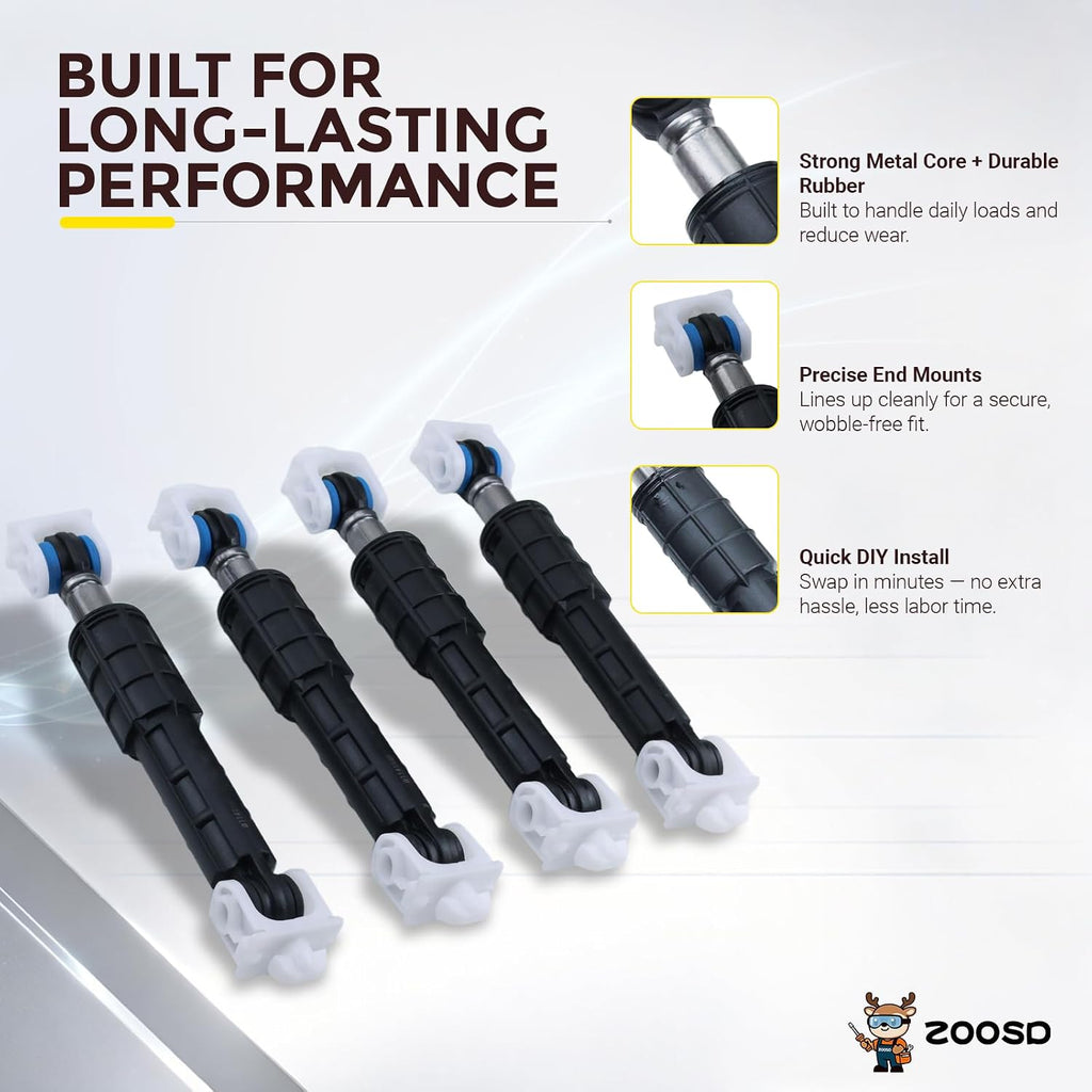 WFW72HEDW0 WFW75HEFW0 MHW5100DW0 4PCS Washer Shock Absorber Kit