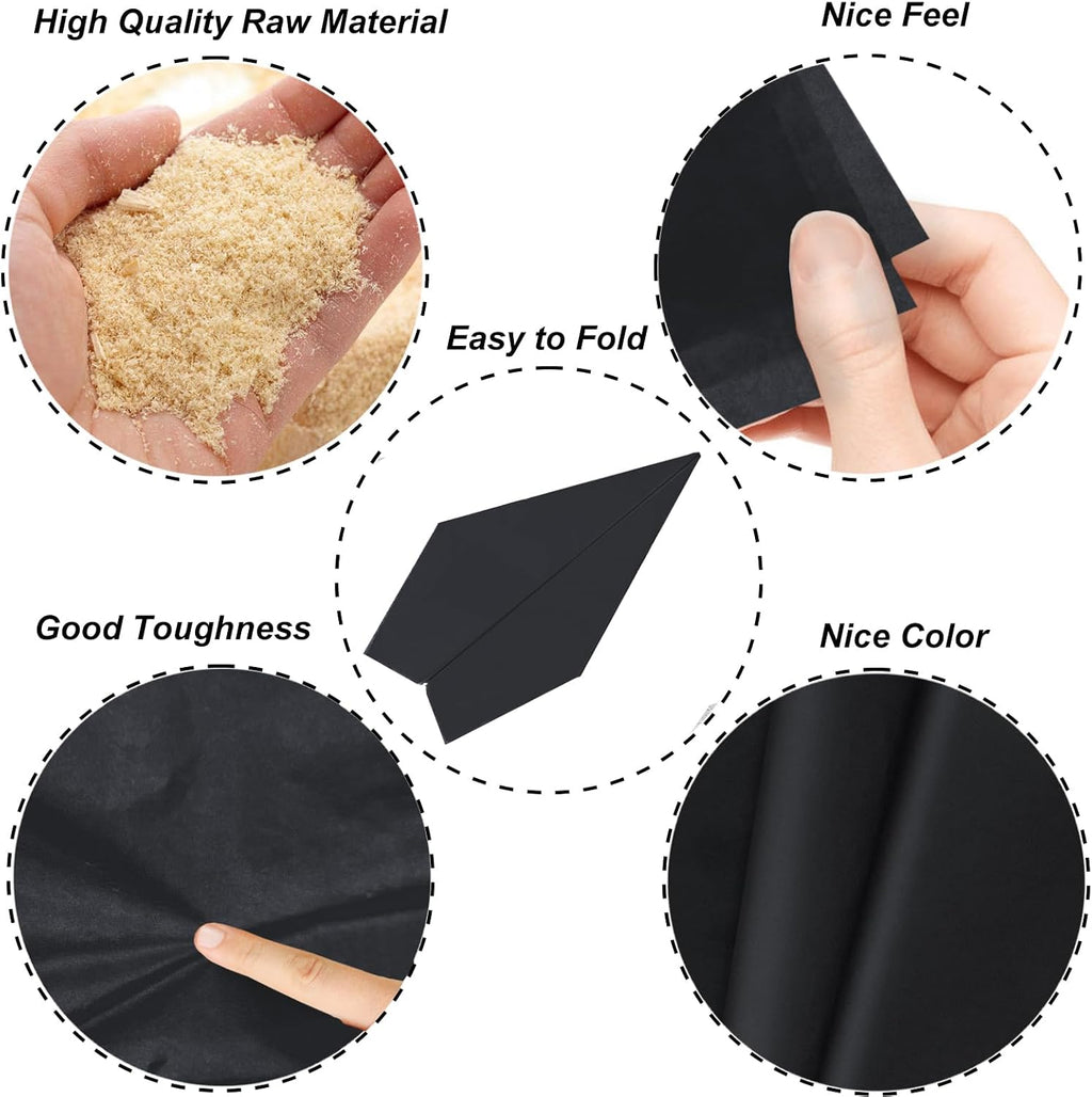 100 Sheets White Tissue Paper 20x14 Inches