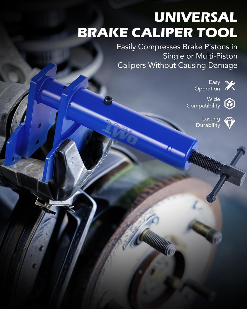 OMT Brake Caliper Piston Compressor Tool for Multi Piston Pad Spreader
