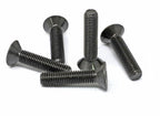 iexcell 5 Pcs M12 x 55mm Thread Pitch 1.75 mm Alloy Steel 12.9 Grade Hex Socket Flat Head Cap Screws Bolts Kit, Black Oxide Finish