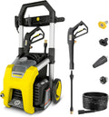 Pressure Washer K1700, CETA Certified, 3 Spray Nozzles, Detergent Tank, for Cars, Driveways, Siding, Patios, 1.2 max.