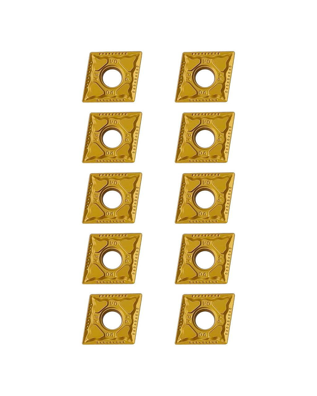 10Pcs Carbide Turning Inserts CNMG431 CNMG120404-PM