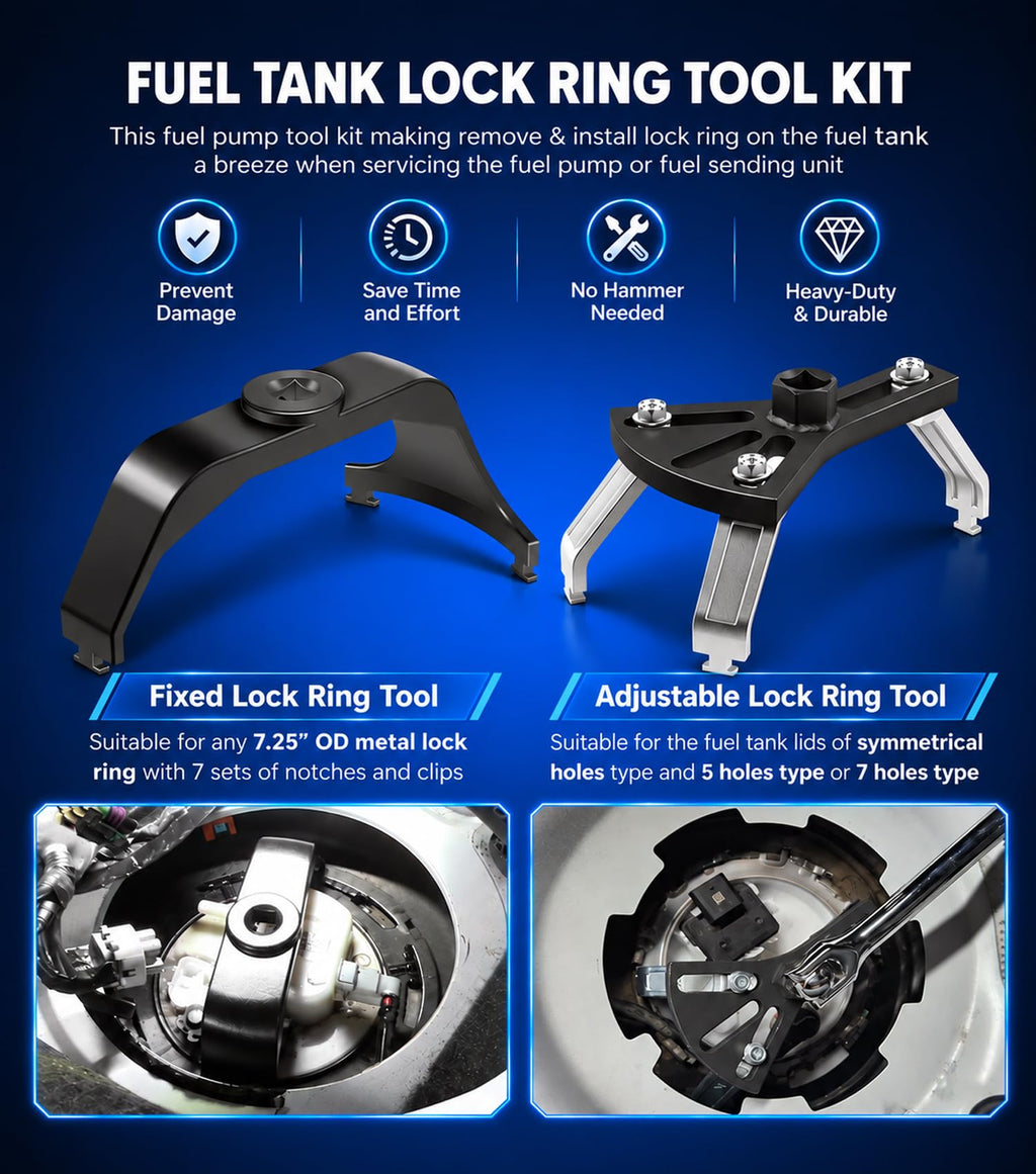 Fuel Tank Lock Ring & Fuel Pump Lock Ring Removal Installation Tool Kit