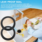 FLG-Seal Kitchen Sink Drain Seal Gasket for InSinkErator Garbage Disposal
